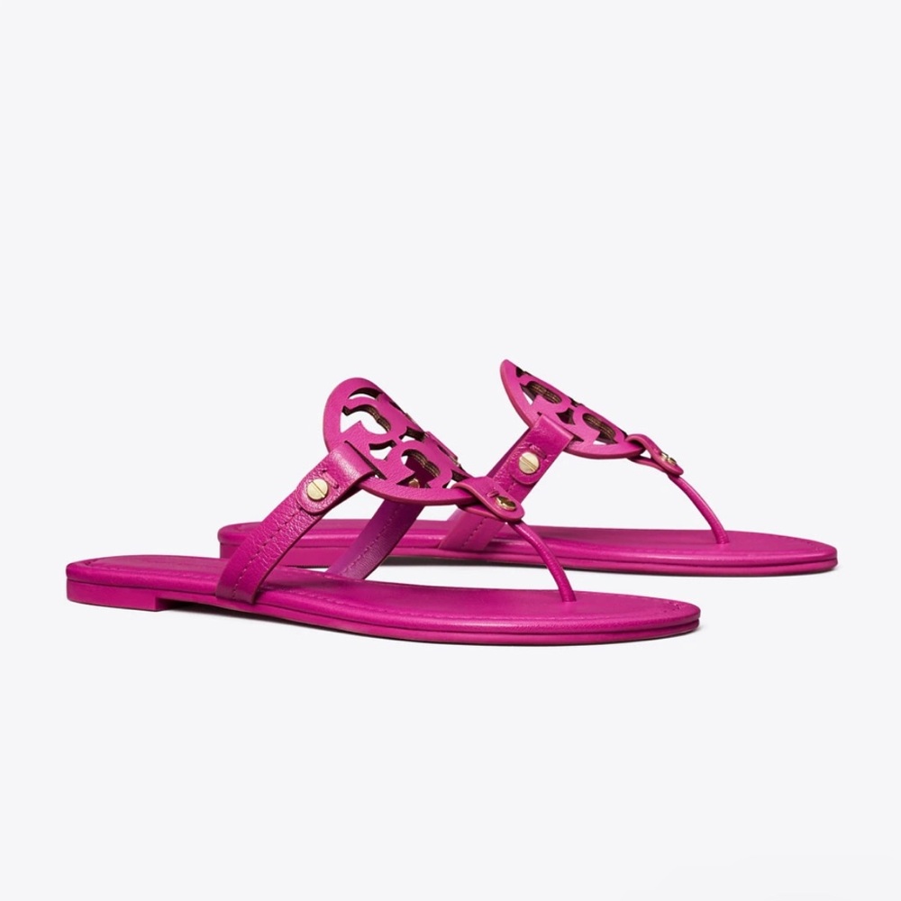 Tory Burch Miller Sandal Fuchsia Size 9